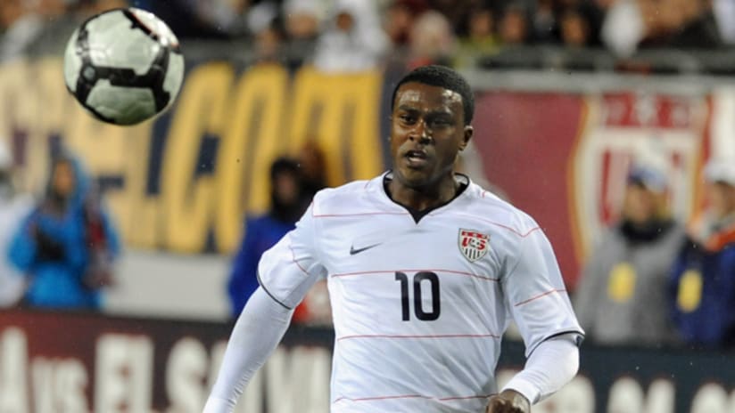 ''The reason I’m here is speed'' Robbie Findley said of his inclusion on Bob Bradley's roster.