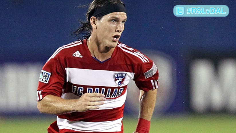 Zach Loyd settled into his first playoff game once he moved from right back to the center.