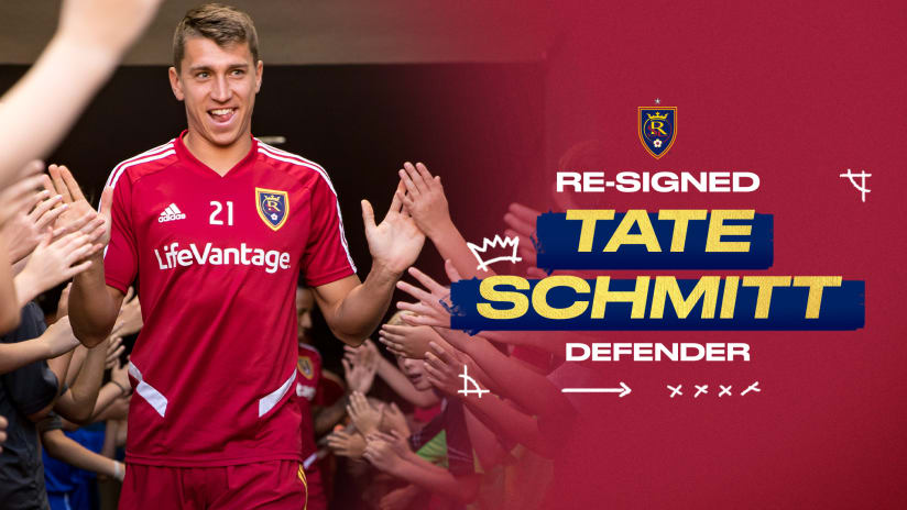RSL Re-Signs Homegrown Defender Tate Schmitt