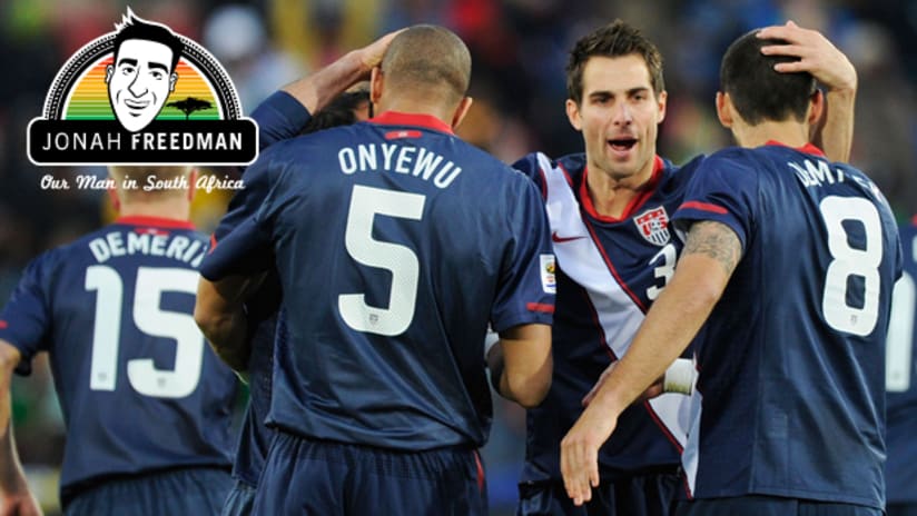 Oguchi Onyewu, Carlos Bocanegra and Clint Dempsey battled Ghana in the 2006 World Cup—and were defeated.