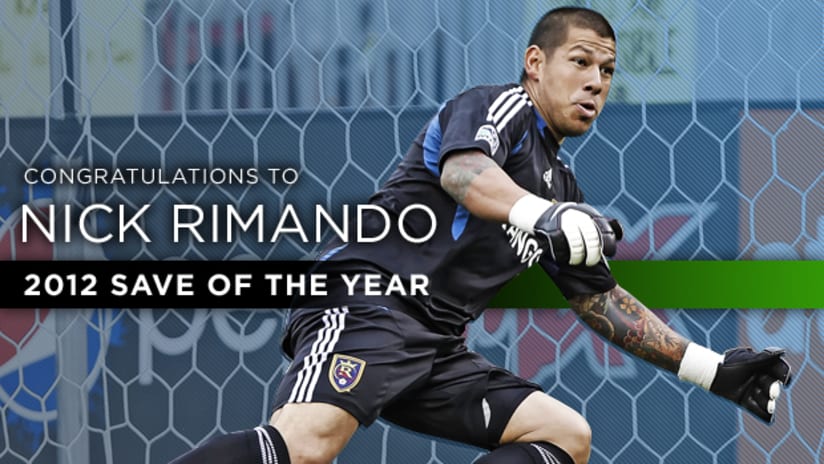 Rimando wins Save of the Year