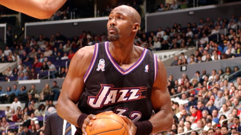 Karl Malone spent nearly all of his Hall-of-Famer career with the Utah Jazz.