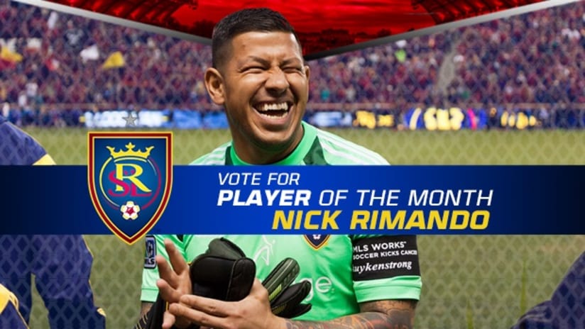 Nick Rimando - Player of the Month - March 2014