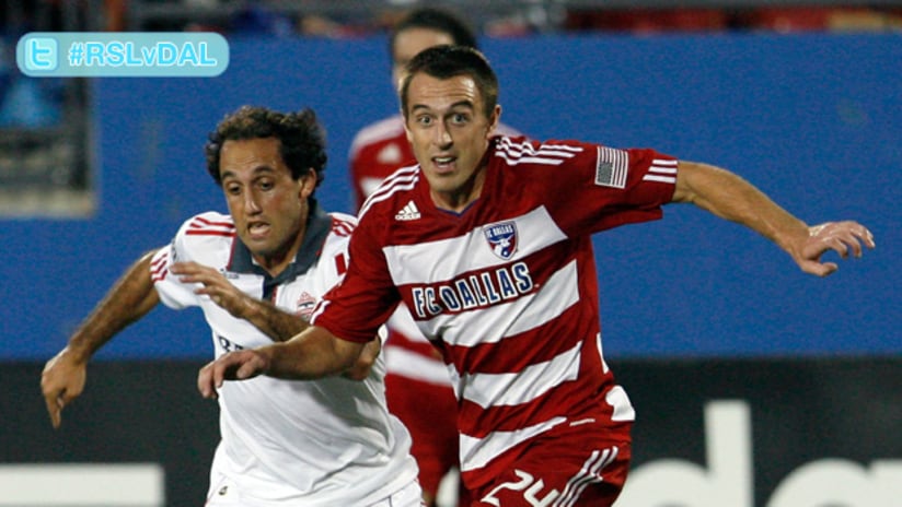 Rookie Eric Alexander (right) could play a starting role for FC Dallas when they host Real Salt Lake on Saturday.