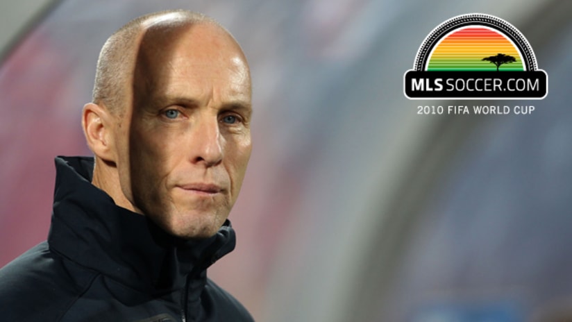 US coach Bob Bradley faced questions about his lineup decisions after a 2-1 loss to Ghana.