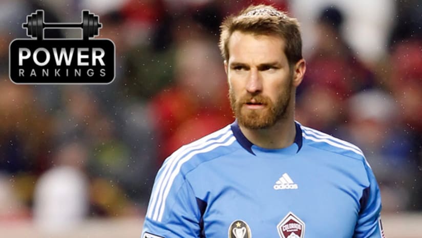 Matt Pickens and the Colorado Rapids took a slight dive in the Power Rankings this week.