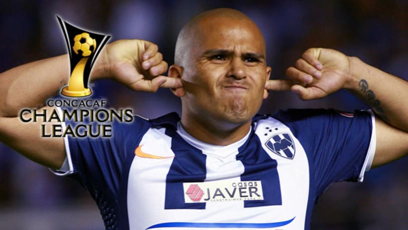 Monterrey striker Humberto Suazo was the star man as the Rayados advanced to the CCL final