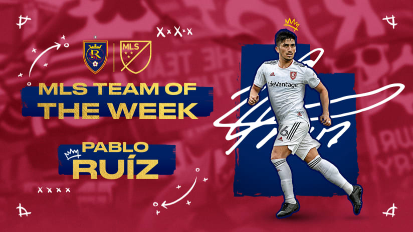 Pablo Ruiz Named to MLS Team of the Week 