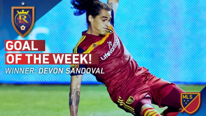 Sandoval wins Goal of the week 0522