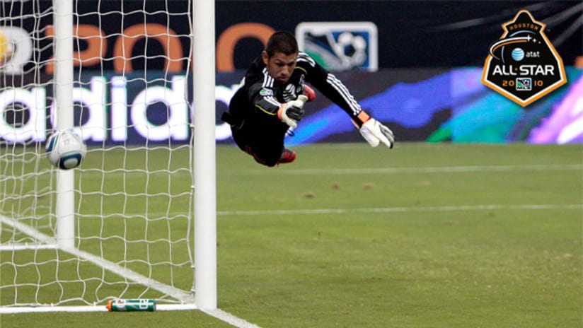 Man. United thrice beat Rimando in the second half of Wednesday's All-Star Game.
