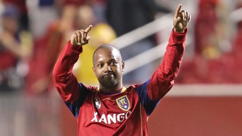 Andy Williams was one of the lucky Real Salt Lake players who weren't stranded in Atlanta on Sunday night.