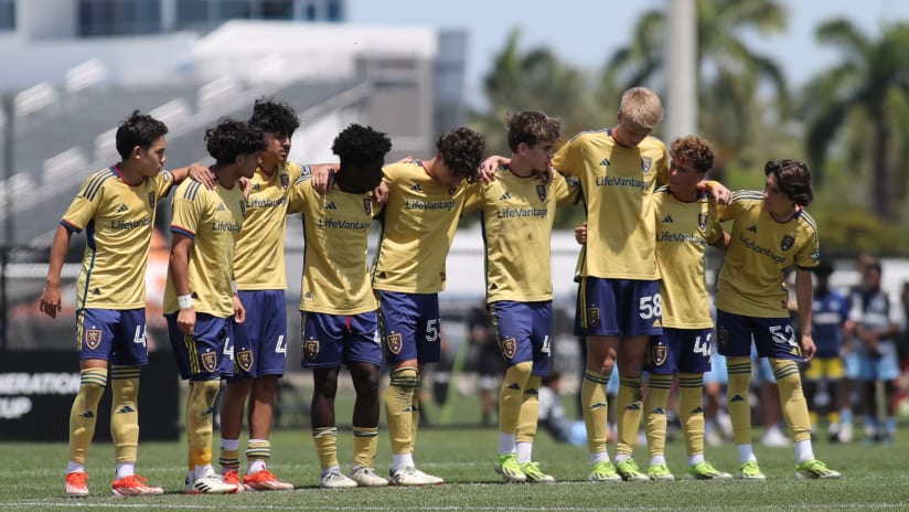 Real Salt Lake’s U-17 and U-15 Academy Teams Find Success at 2024 Generation adidas Cup
