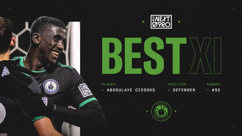 Abdoulaye Cissoko named to 2023 MLS NEXT Pro Best XI