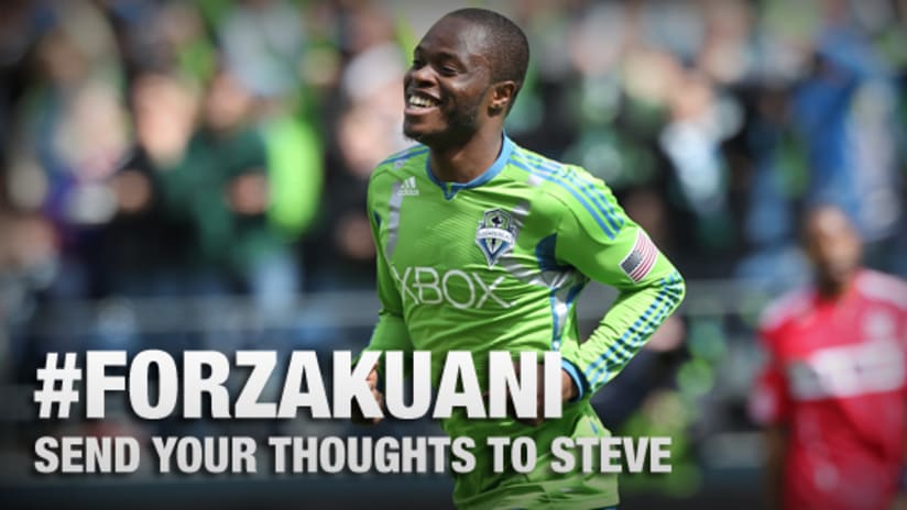 send your best wishes to Steve Zakuani Image
