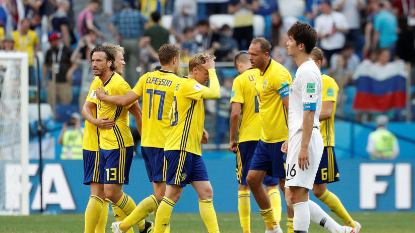 Gustav Svensson Sweden defeat South Korea 2018-06-18