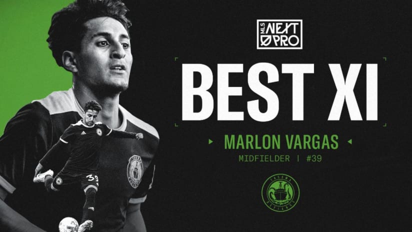 Tacoma Defiance Midfielder Marlon Vargas Named to MLS NEXT Pro Best XI