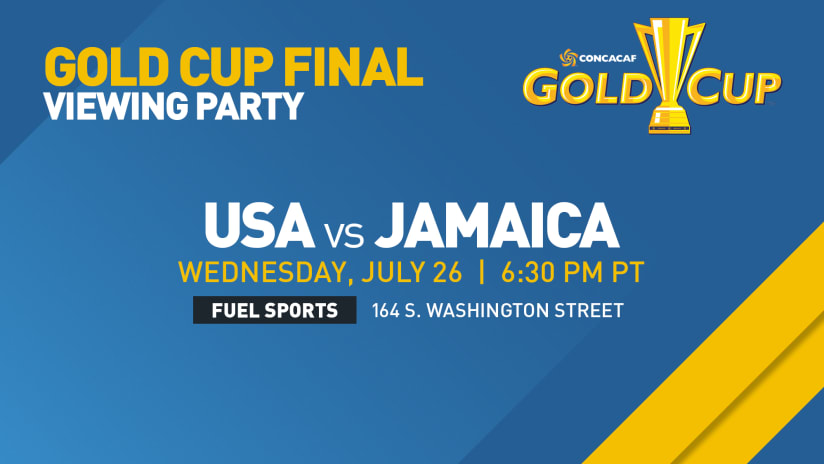Gold Cup Final viewing party