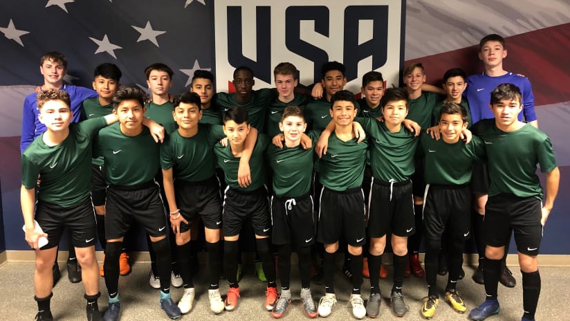 USA U-15s 2019-01-22