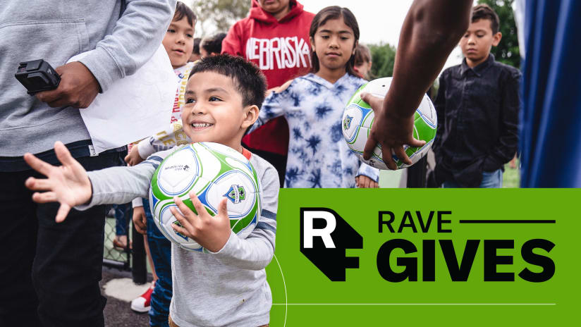 Sounders FC and RAVE Foundation Celebrate Giving Tuesday on November 29 by Giving Back to Communities in Washington