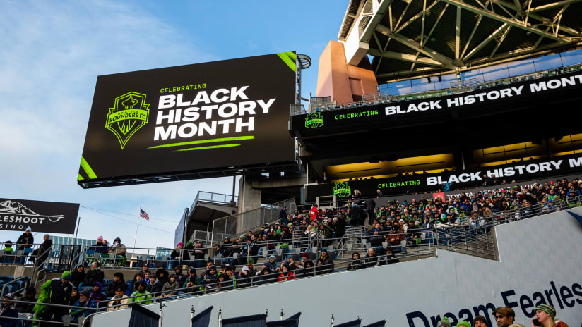 Sounders FC and RAVE Foundation celebrate Black History Month