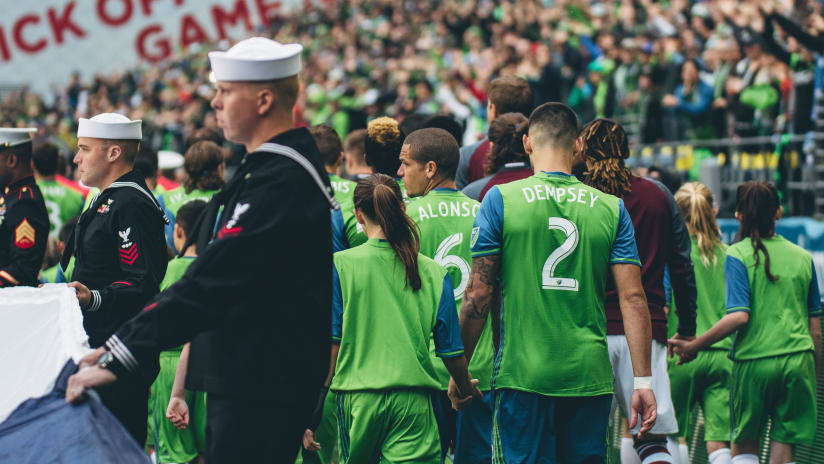 Military + Sounders
