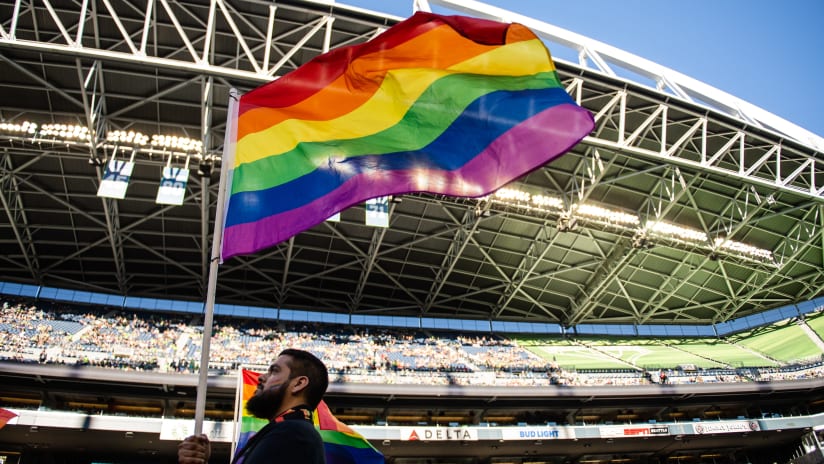 Sounders FC joins fellow Seattle pro sports teams to celebrate and support Seattle Pride, gender-inclusivity in youth sports