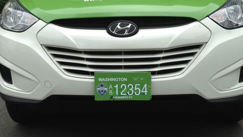 Sounders License Plates Image