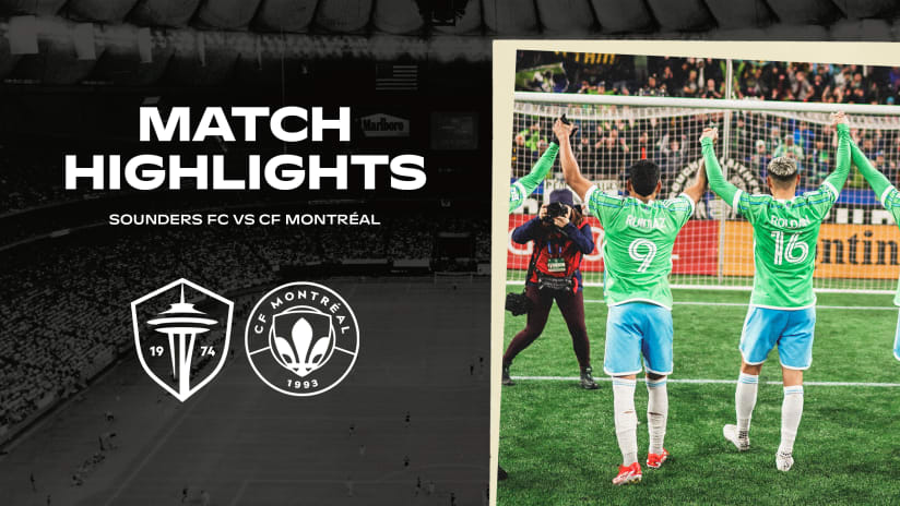 HIGHLIGHTS: Seattle Sounders FC vs. CF Montréal | April 6, 2024