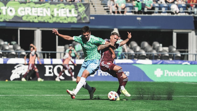 RECAP: Sounders jump ahead early, settle for draw against Colorado Rapids 