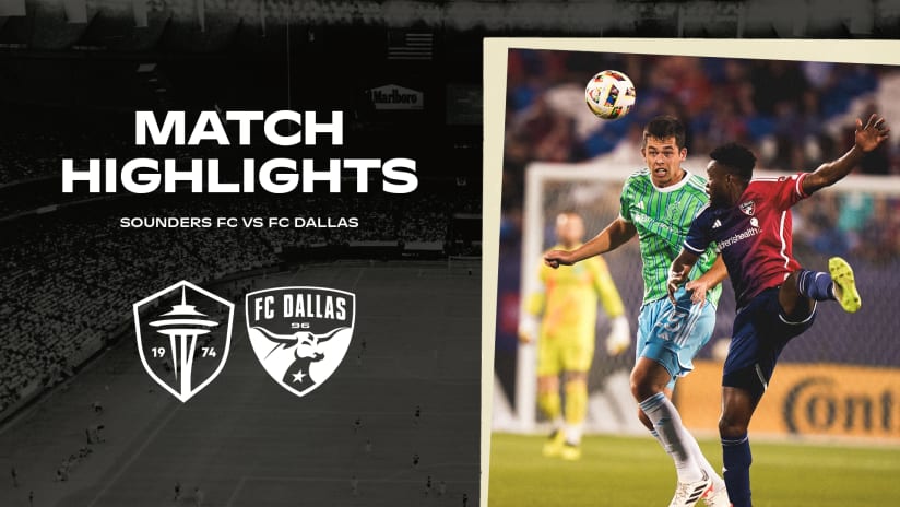 HIGHLIGHTS: FC Dallas vs. Seattle Sounders FC | April 13, 2024