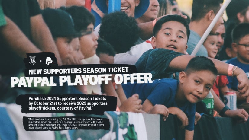 Get 2024 Supporters Season Tickets and 2023 Supporters Playoff Tickets and Free Beer and More!