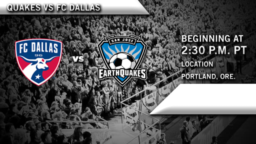 Livestream: Earthquakes vs. FC Dallas