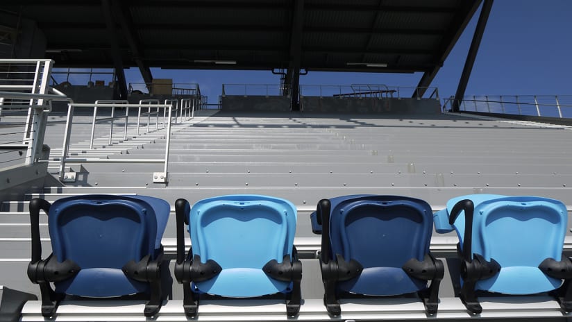 Avaya Stadium Seat Installation - 2014