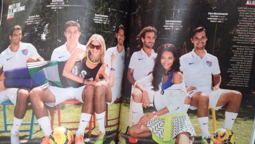 World Cup: Wondo featured in Cosmopolitan Magazine, Rolling Stone -