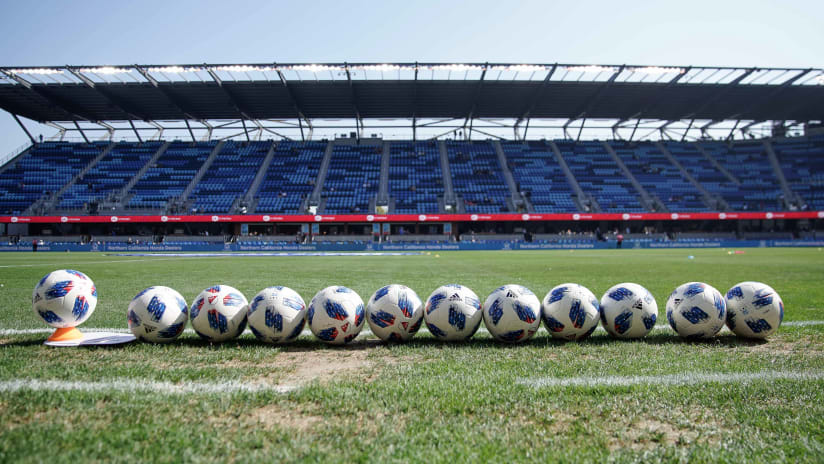 MLS - Soccer Ball - San Jose Earthquakes - Avaya Stadium