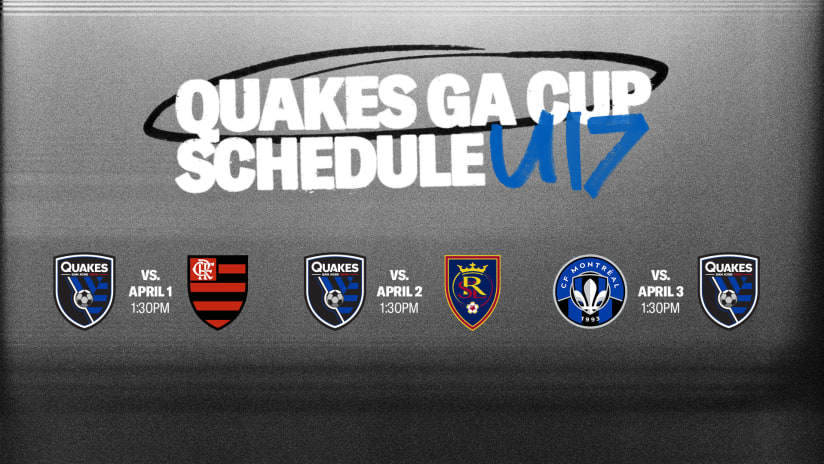 NEWS: Earthquakes to Participate in 2023 Generation adidas Cup in April