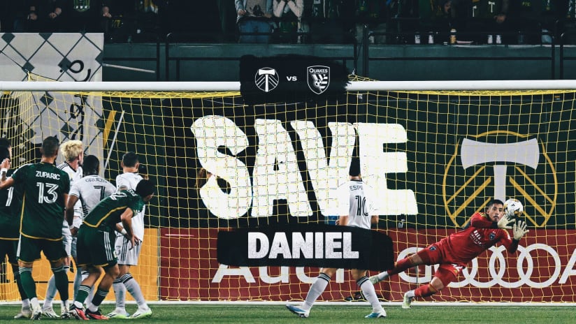 WATCH: DANIEL FREEKICK SAVE