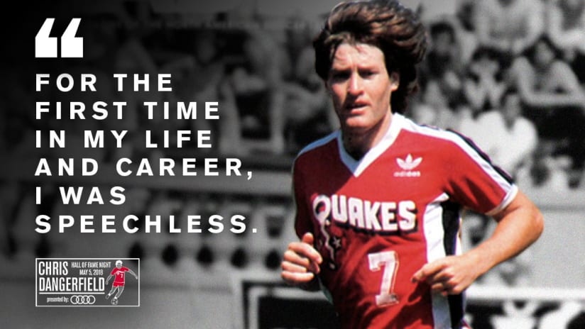 Chris Dangerfield - Quakes Hall of Fame - Quote Graphic - 2018