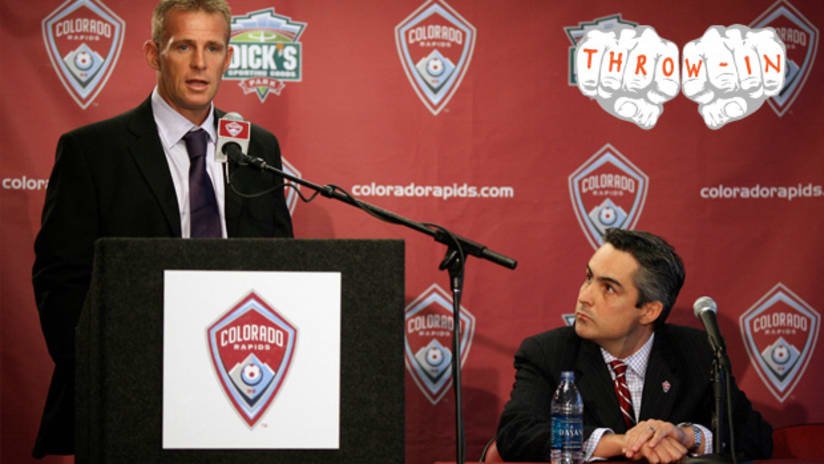 "People suggested we didn’t care about winning,” Rapids managing director Jeff Plush (right) said.