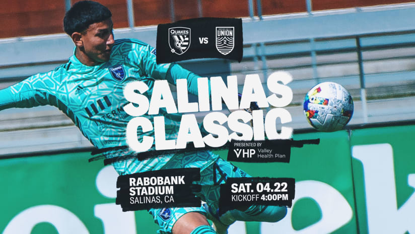NEWS: Earthquakes Announce ‘Salinas Classic’ Friendly Between Quakes II and MBFC2 in Salinas 