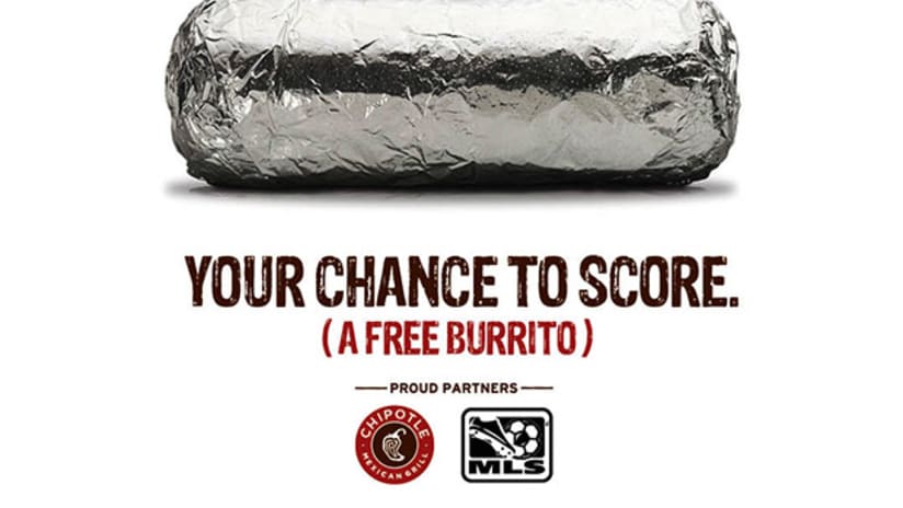 Wear a jersey, get a free burrito for your friend courtesy of Chipotle  -
