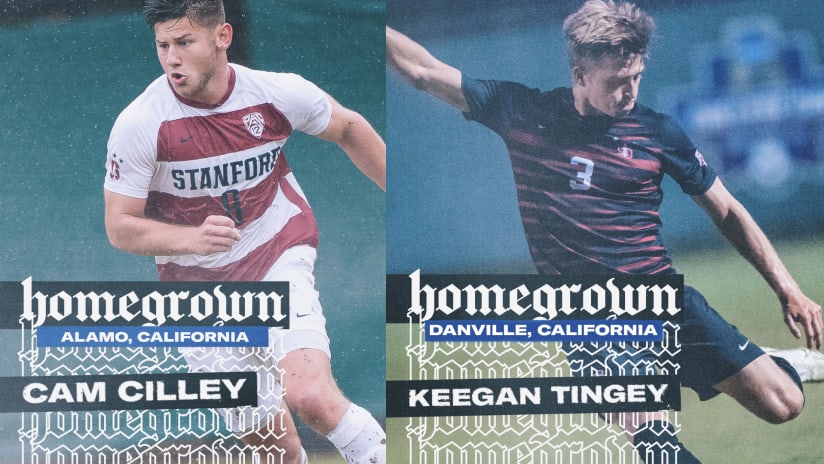 NEWS: Earthquakes Sign Cam Cilley, Keegan Tingey to Homegrown Contracts