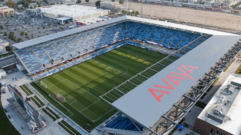 Avaya Stadium - Aerial Shot - San Jose Earthquakes - College Cup