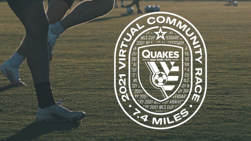 San Jose Earthquakes Virtual Community Race 2021