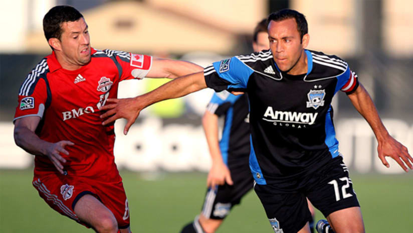 Although Ramiro Corrales' goal gave the Quakes some hope, the team's lack of confidence early on was their downfall.