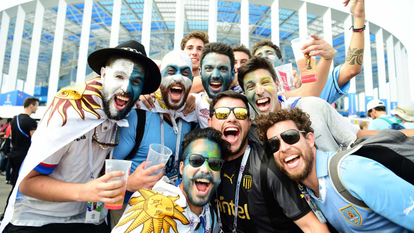 2018 FIFA World Cup - Uruguay - Russia - Fans