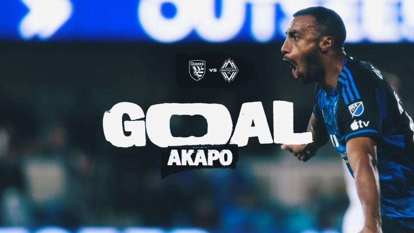 GOAL: Carlos Akapo Finds the Back of the Net to Win it for the Quakes!!