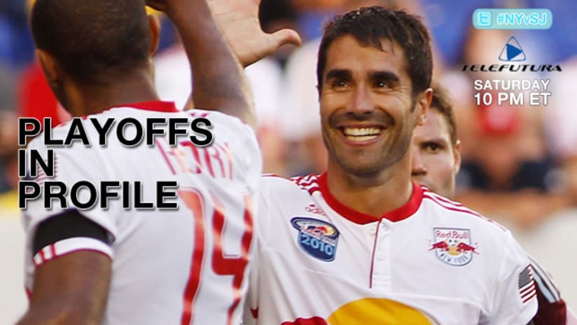 While Thierry Henry carries on with the club into 2011, Juan Pablo Ángel (right) is entering his last postseason with the Red Bulls.