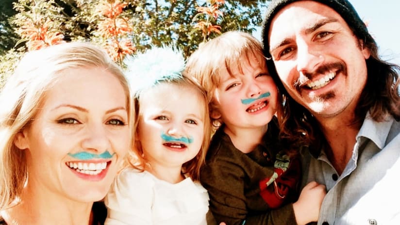 The Gordon family is all in for Movember  -