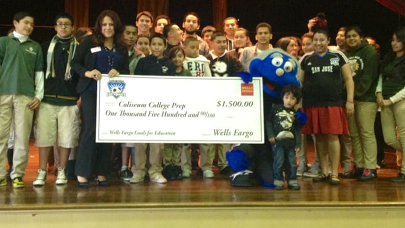 Shea Salinas at Coliseum College Prep - Wells Fargo Goals for Education